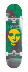 Opera Die Cut Mask EX7 Green x Venom Custom Complete Skateboard - 8"