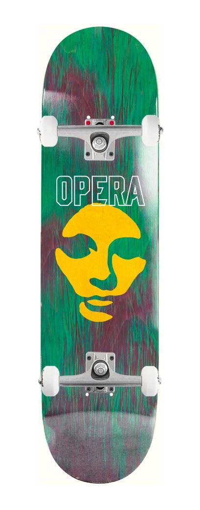 Opera Die Cut Mask EX7 Green x Venom Custom Complete Skateboard - 8
