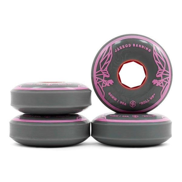 Red Eye Animal Banning Inline Skate Wheels - Grey