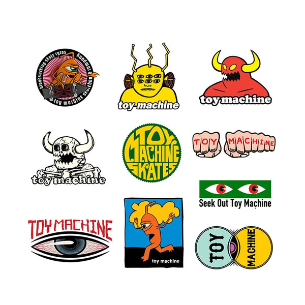 Toy Machine Sticker Pack #1 (10 Pack)
