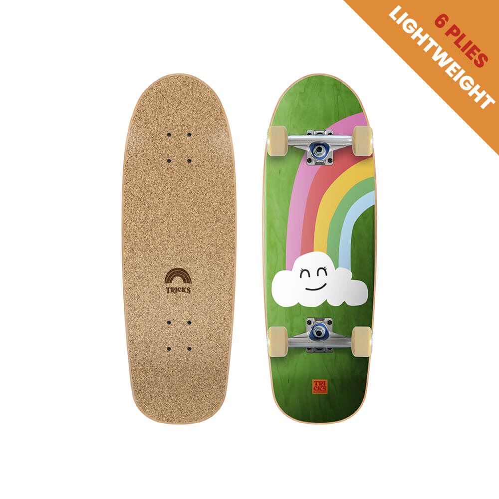 Tricks Rainbow MINI Tricks Complete Skateboard - 8.25" - Skatewarehouse.co.uk