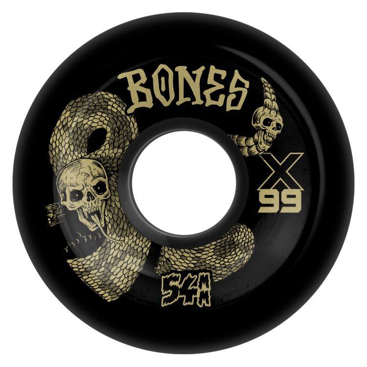 BONES Skateboard Wheels X-Formula Death Venom V6 Wide - Cut 99A - Skatewarehouse.co.uk