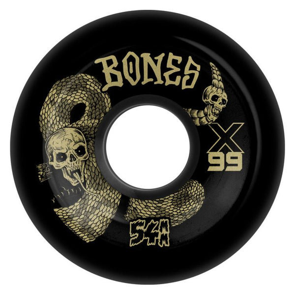 BONES Skateboard Wheels X-Formula Death Venom V6 Wide - Cut 99A - Skatewarehouse.co.uk