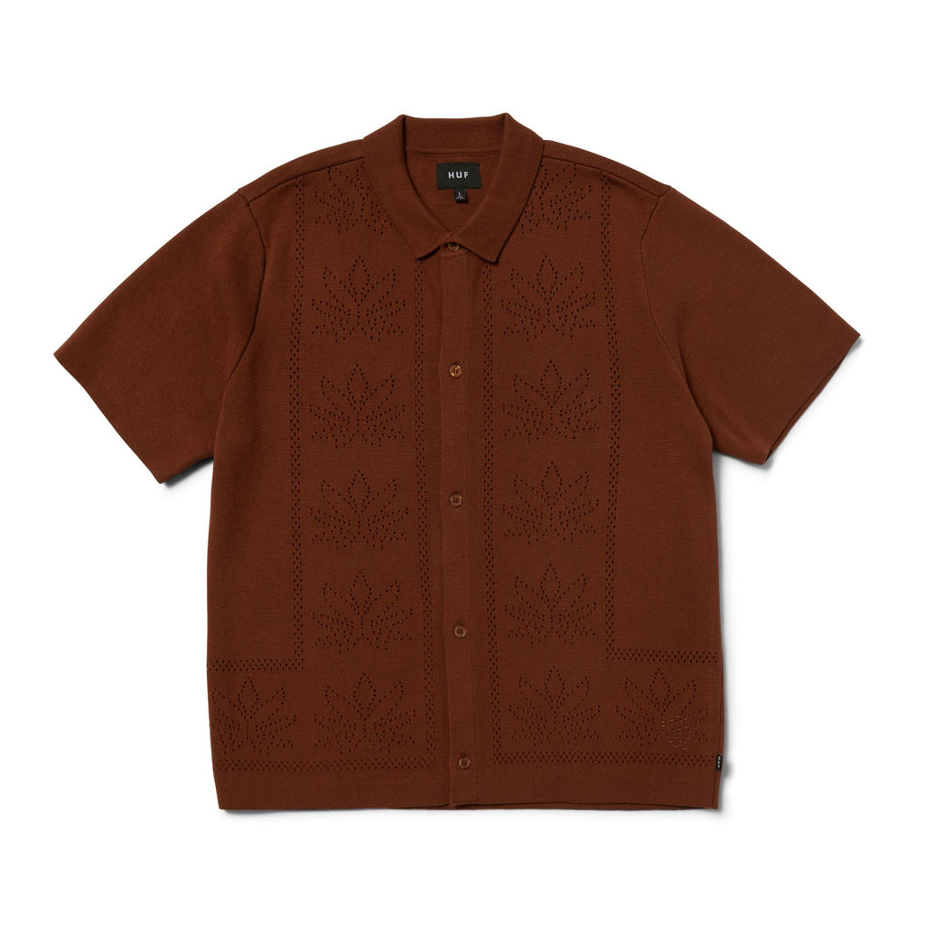 Plantlife Perforated S / S Knit Top (Sierra)