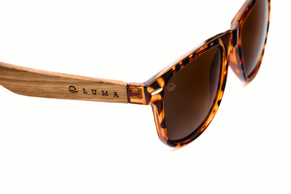 Luma Beach Comber Recycled Sunglasses - Tortoise - Skatewarehouse.co.uk