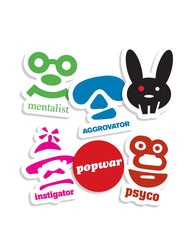Popwar Asst 10 Pack Decal Multi 10x2.75 Accessories