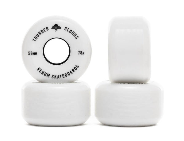 Venom Skateboards Thunder Clouds V2 Wheels with ABEC 11 Bearings Pre Installed - Skatewarehouse.co.uk
