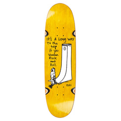 Polar Skate Co Oskar Rozenberg - Rock & Roll WHEEL WELL Skateboard Deck - 8.25"