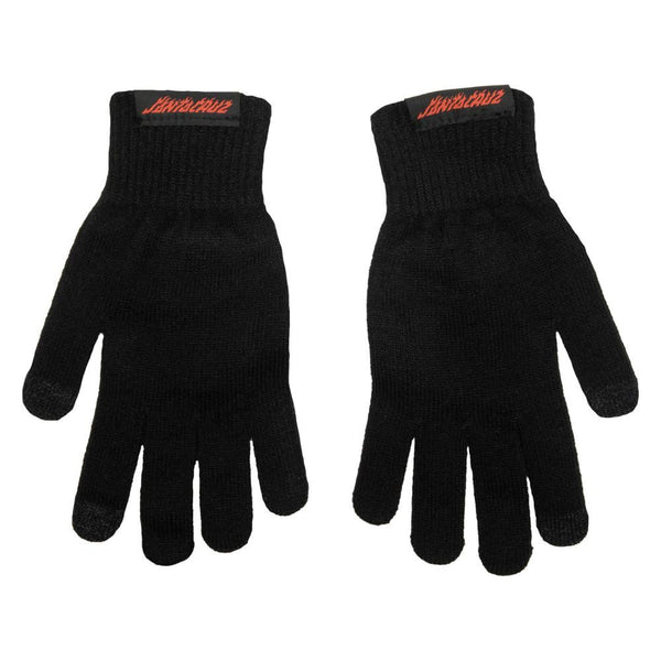 Santa Cruz Accessories Screaming Gloves Black - O/S - Skatewarehouse.co.uk