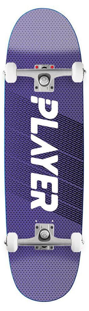 Player Player Purple Player x Venom Custom Complete Skateboard - 8.125" - Skatewarehouse.co.uk