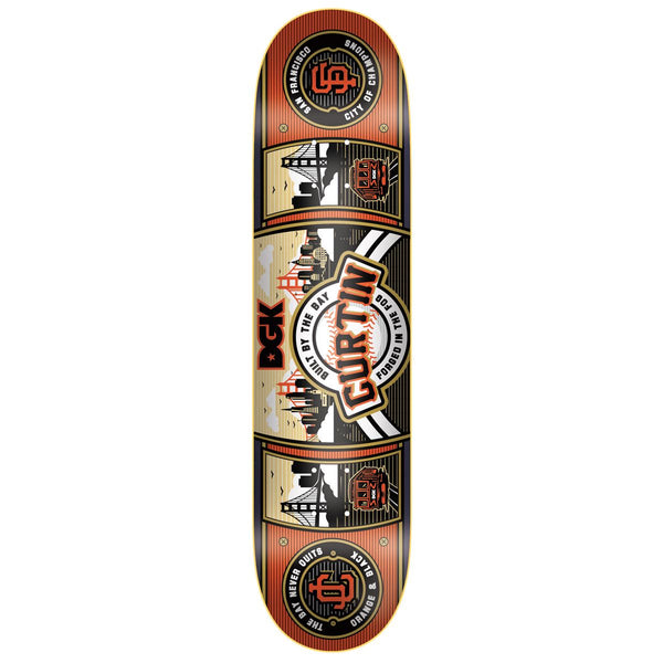 DGK Jack Curtain 'In The Fog' Skateboard Deck - 8.0