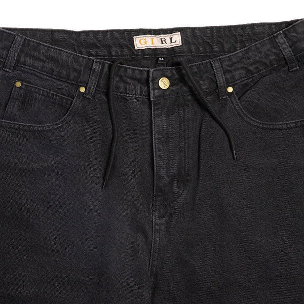 Girl Jeans Washed Black - Skatewarehouse.co.uk