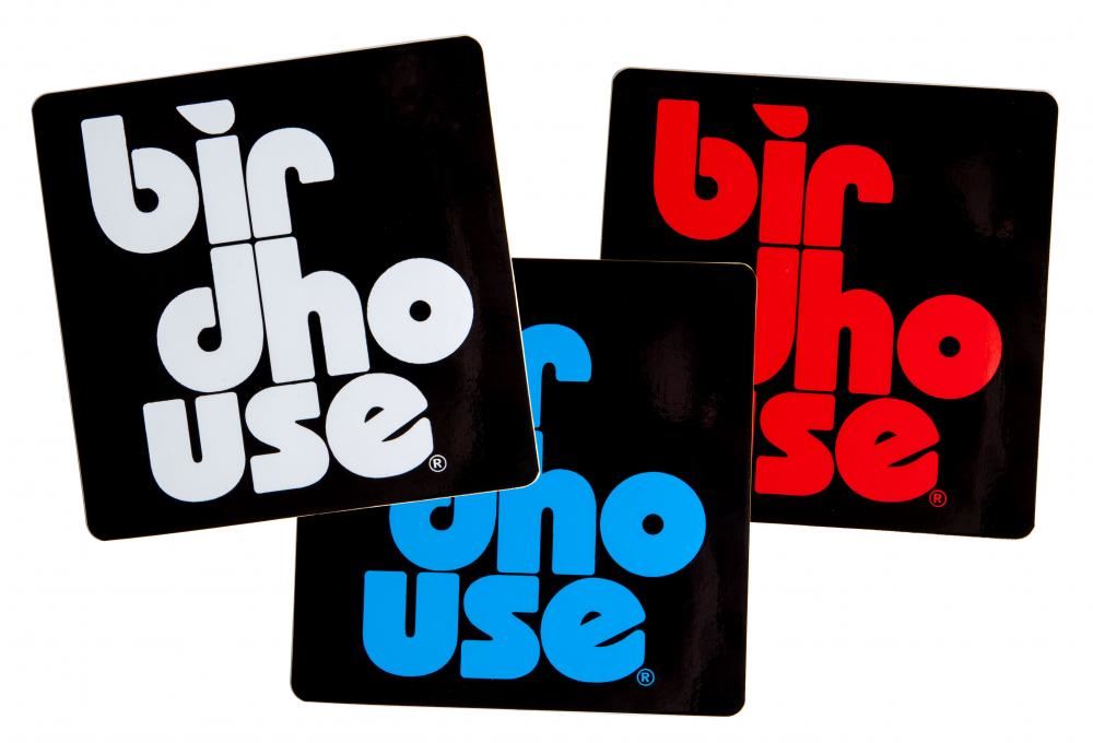 Birdhouse Stickers Stacked Sm (10 Pack) - Skatewarehouse.co.uk