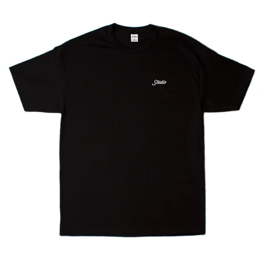 Studio Skateboards Script Tee Black - Skatewarehouse.co.uk