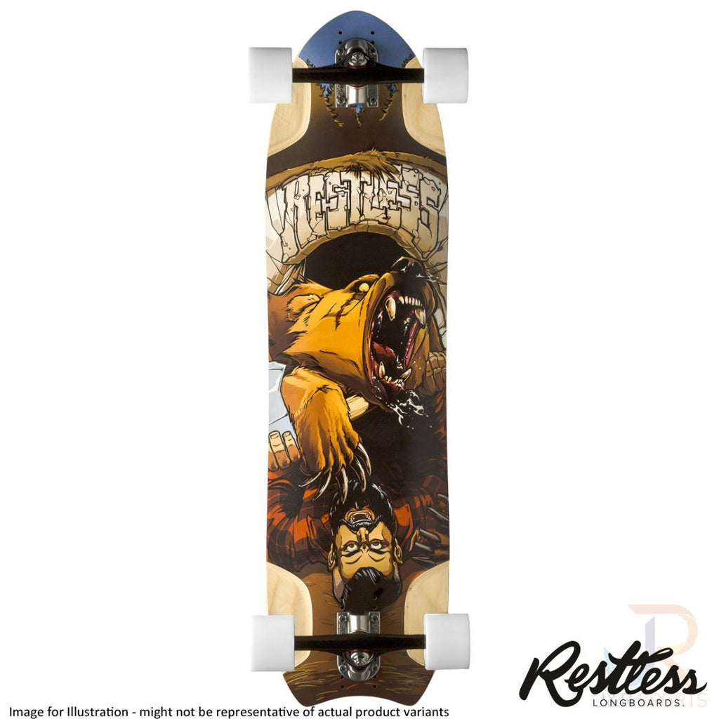 Restless NKD - Setup 2 with Paris Raw 150mm Trucks Longboard Complete