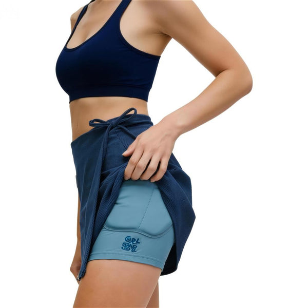 Triple Eight Pads x Grl Swrl Skortsaver - Blue / Grey - Skatewarehouse.co.uk