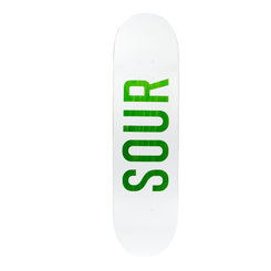 Sour Solution 'Army' White/Green (S2) Skateboard Deck - 8.25" - Skatewarehouse.co.uk