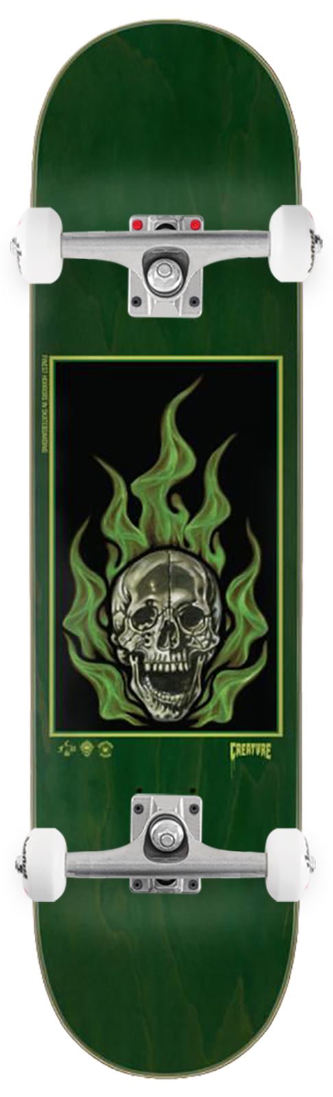 Creature Birch Bonehead Eternal SM 7 Ply x Venom Custom Complete Skateboard - 8.0