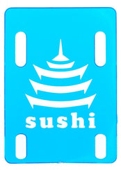 Sushi Riser Pagoda (each) Skateboard Hardware - 1/8 - Clear Blue