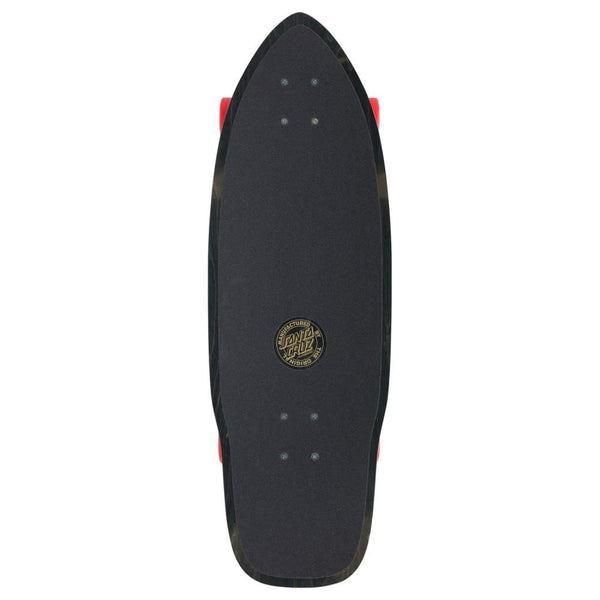 Santa Cruz x Carver Surfskate Complete Flamed Not a Dot - CX - 9.75