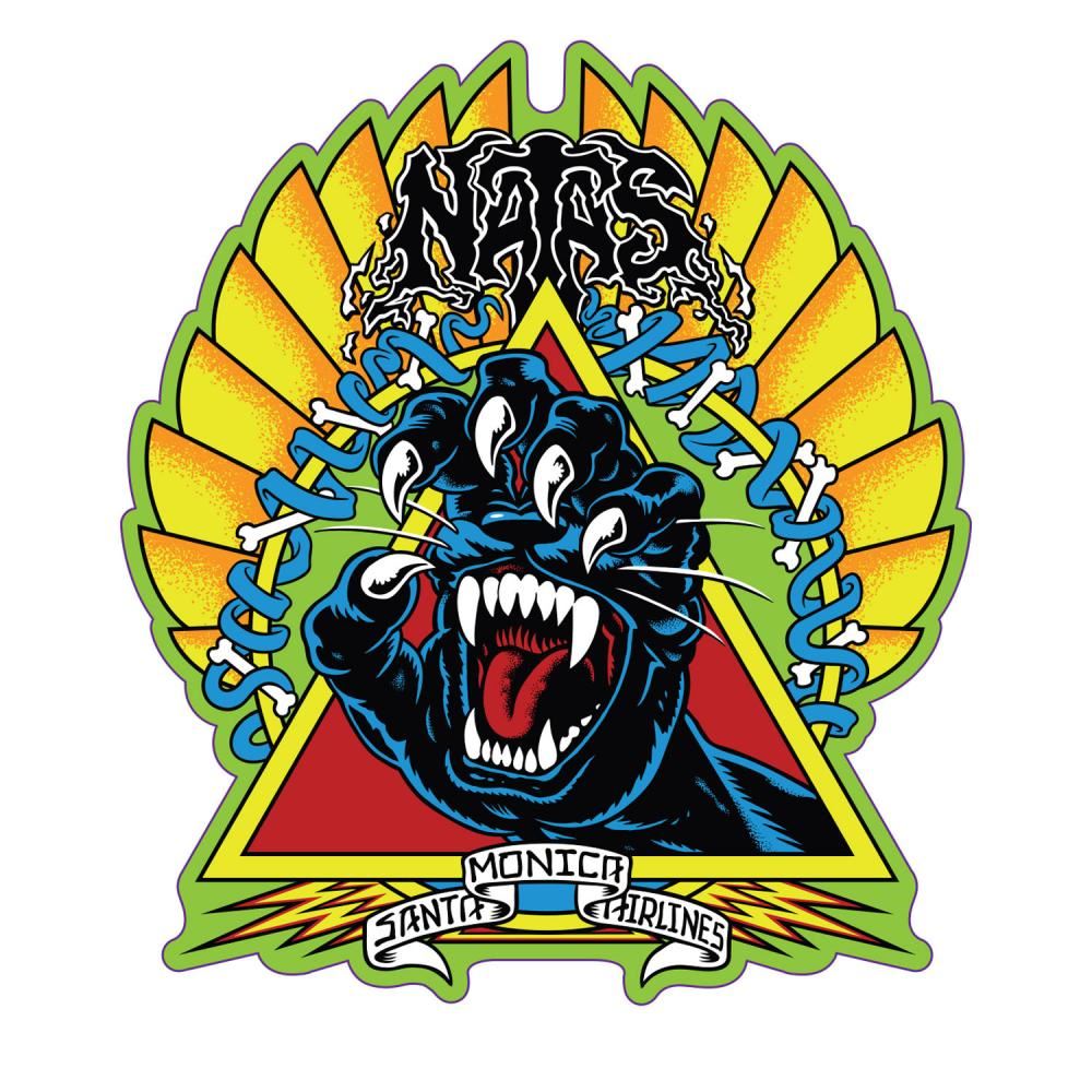 Santa Cruz Stickers Natas Screaming Panther (10Pk) - 5.25