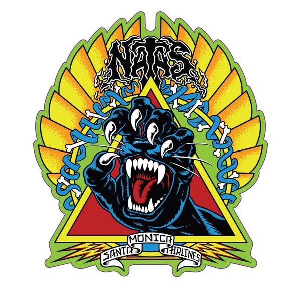 Santa Cruz Stickers Natas Screaming Panther (10Pk) - 5.25