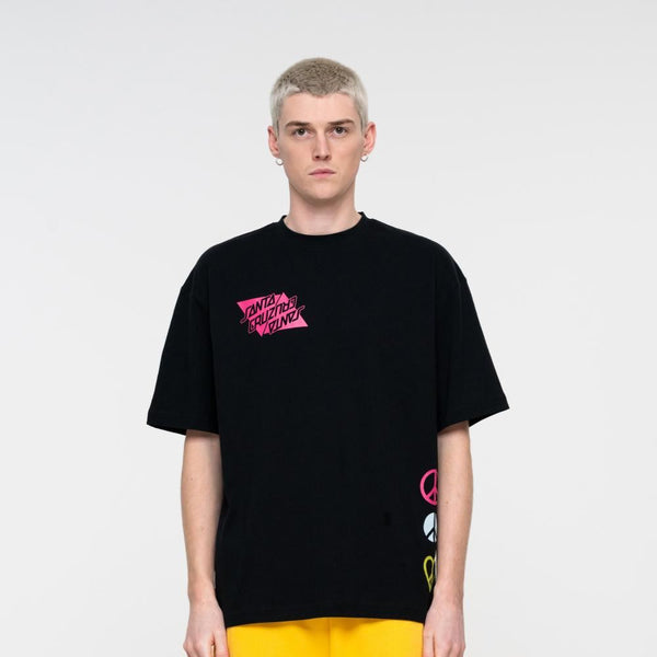 Santa Cruz T-Shirt SC All in T-shirt - Black - Skatewarehouse.co.uk