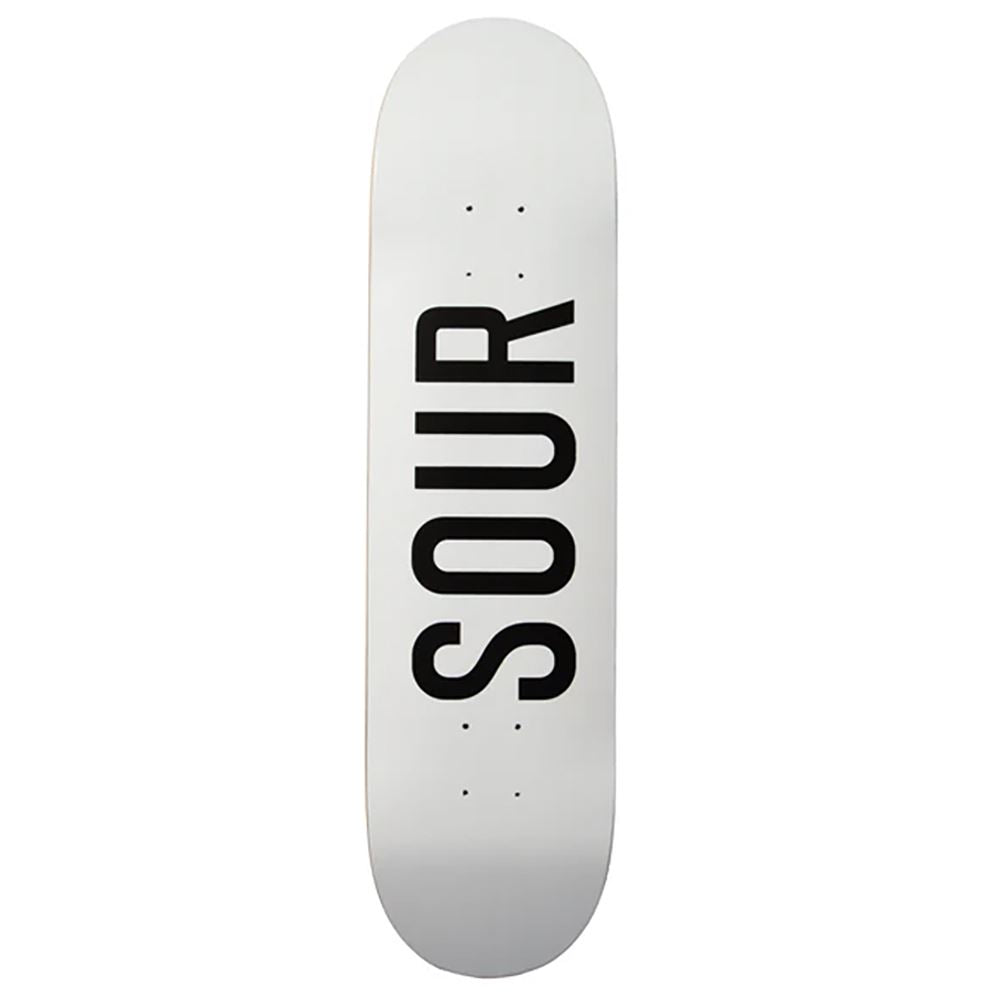 Sour Solution 'Army' White OG 8" (S1) Skateboard Deck - 8.0"