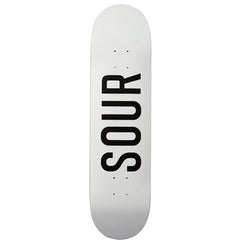 Sour Solution 'Army' White OG 8" (S1) Skateboard Deck - 8.0"