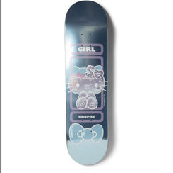 Girl x Hello Kitty Skateboard 50th Anniversary Andrew Brophy Skateboard Deck - 8.56" - Skatewarehouse.co.uk