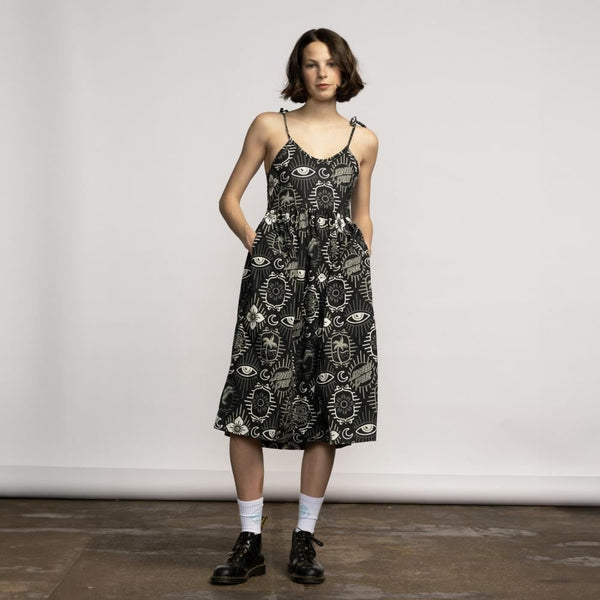 Santa Cruz Womens Dress Patchwork - Black Patchwork - Skatewarehouse.co.uk