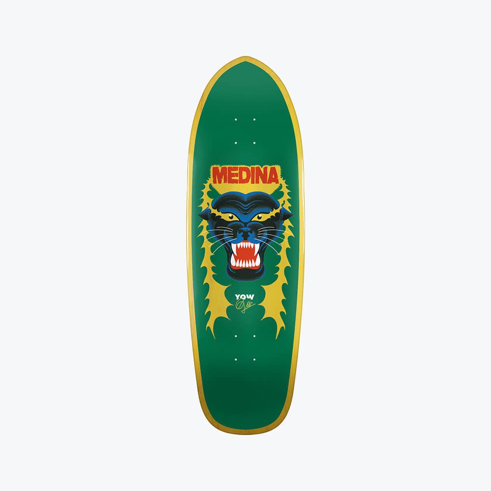Yow Medina Panthera 33.5" Signature Series Yow Skateboard Deck - 10.5" - Skatewarehouse.co.uk