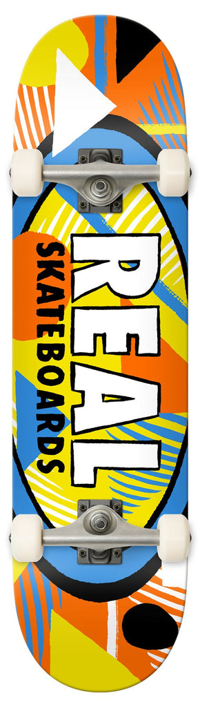 Real Hatched Mini Complete Skateboard - 7.3"