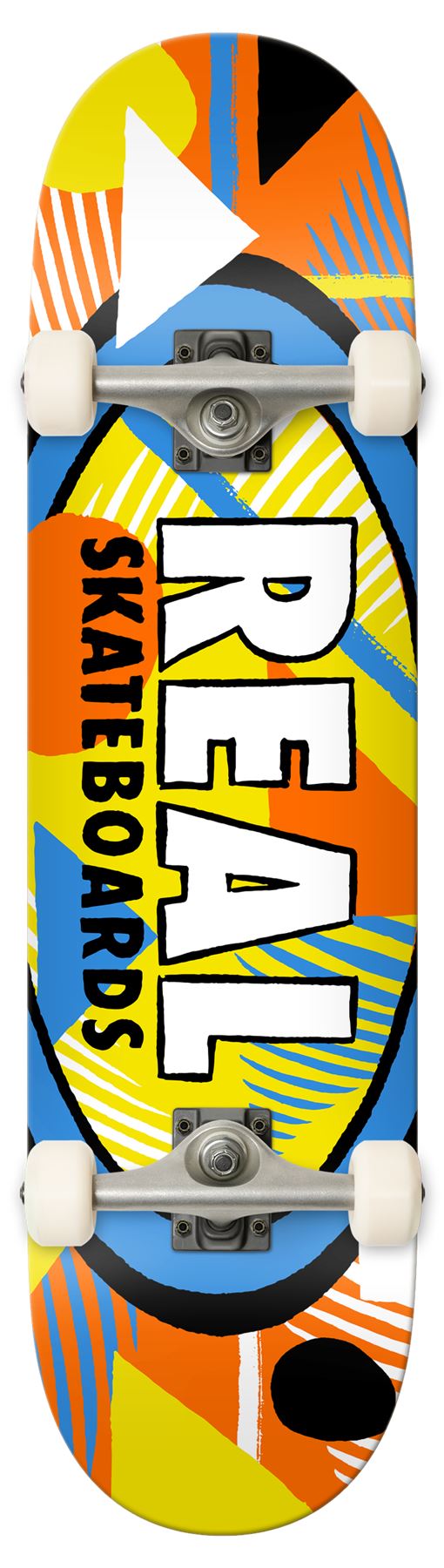 Real Hatched Mini Complete Skateboard - 7.3
