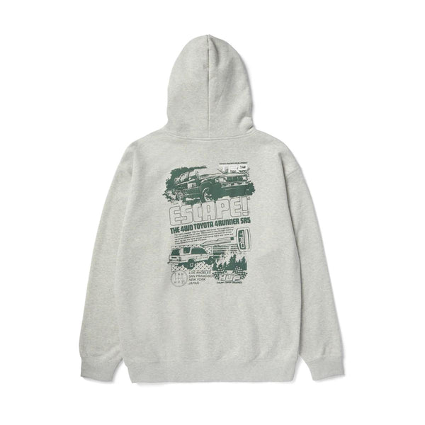 HUF Escape P / O Hoodie (Heather Grey) - S
