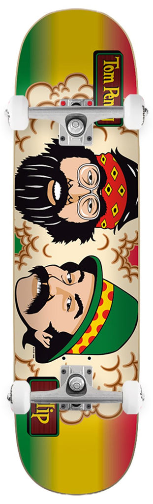 Flip Rasta Stripe Penny Flip x Venom Custom Complete Skateboard - 8.25"