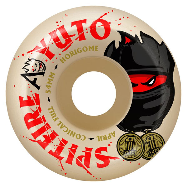 Spitfire F4 99Du April Yuto Conical Full (Natural) Skateboard Wheels - 54mm