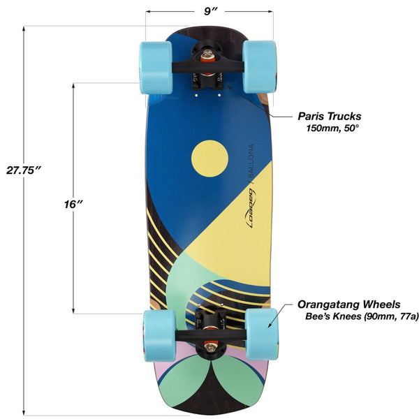 Loaded Boards Ballona Willy Complete - Rumblebee - Bee's Knees Pink