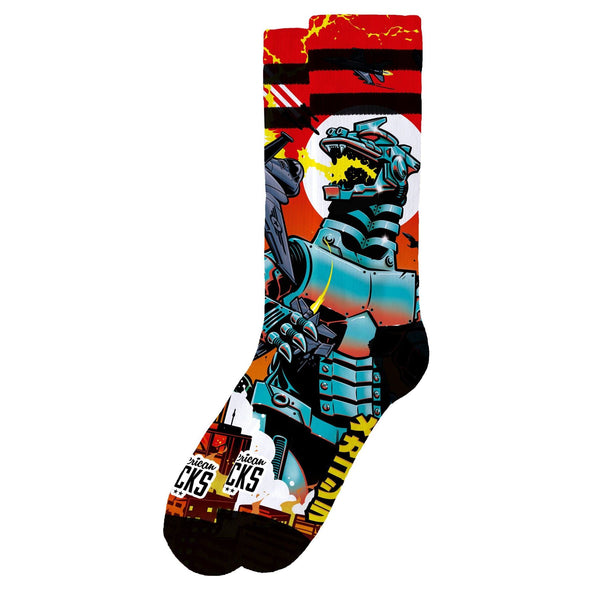 American Socks Mechagodzilla - Mid High Socks