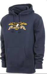 AntiHero Hoody Eagle - Slate Blue - Skatewarehouse.co.uk