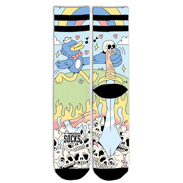 American Socks Cute Chaos - Mid High Socks