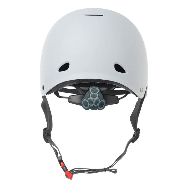 Triple Eight Dual Certified Gotham Helmet - White - Skatewarehouse.co.uk