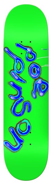 There Poe Tele (Green) Skateboard Deck - 8.125