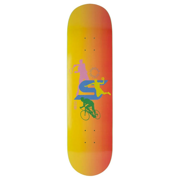 Studio Jordan Queijo 'Team Ultra' Orange Fade Skateboard Deck - 8.25