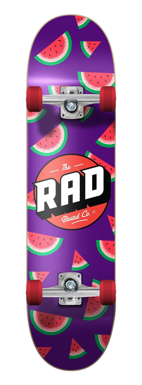 Rad Watermelon  Dude Crew Complete Skateboard Multi 7.25