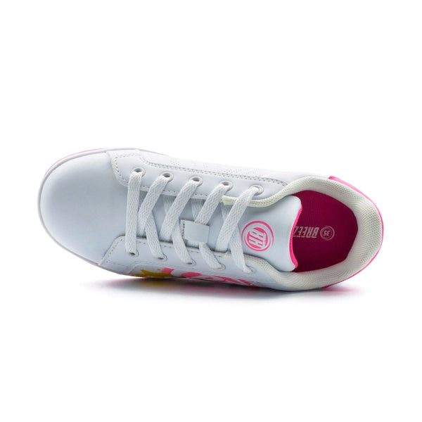 Breezy Rollers Splash - White / Pink - Skatewarehouse.co.uk
