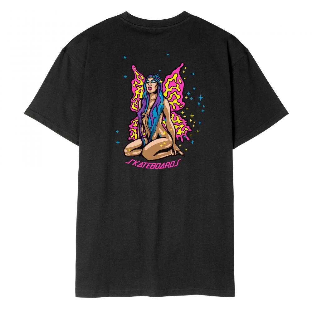 Santa Cruz T-Shirt Fairy Tale T-Shirt - Black - Skatewarehouse.co.uk