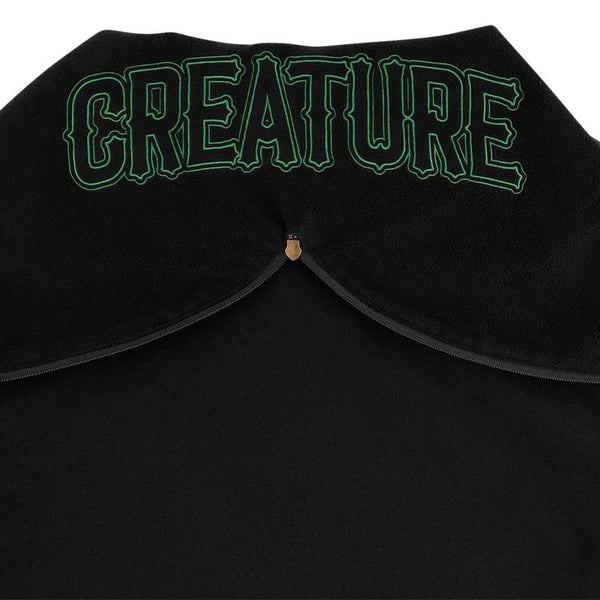 Creature Jacket Drop Out Varsity - Black - Skatewarehouse.co.uk