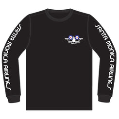 A Bi-Plane L/S Tee Black - Skatewarehouse.co.uk