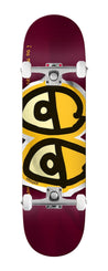 Krooked Dbx Eyes Wine x Venom Custom Complete Skateboard - 8.5"
